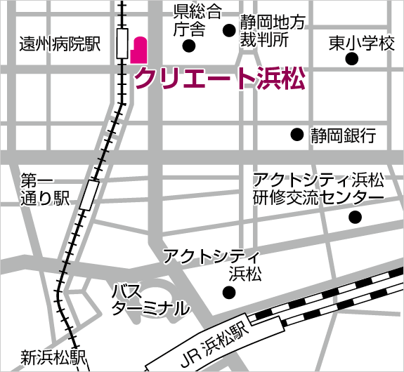 浜松会場(クリエート浜松)試験会場地図